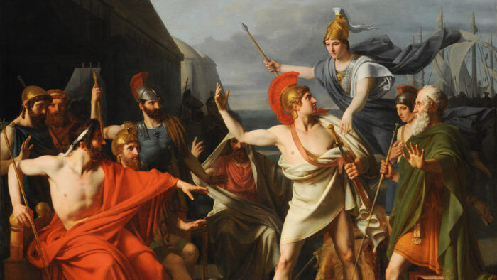 Painting of a war scene