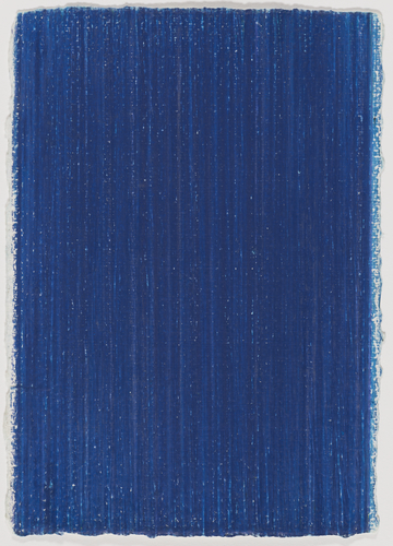 Solid blue drawing