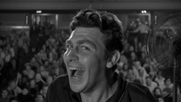 Film still from A Face in the Crowd