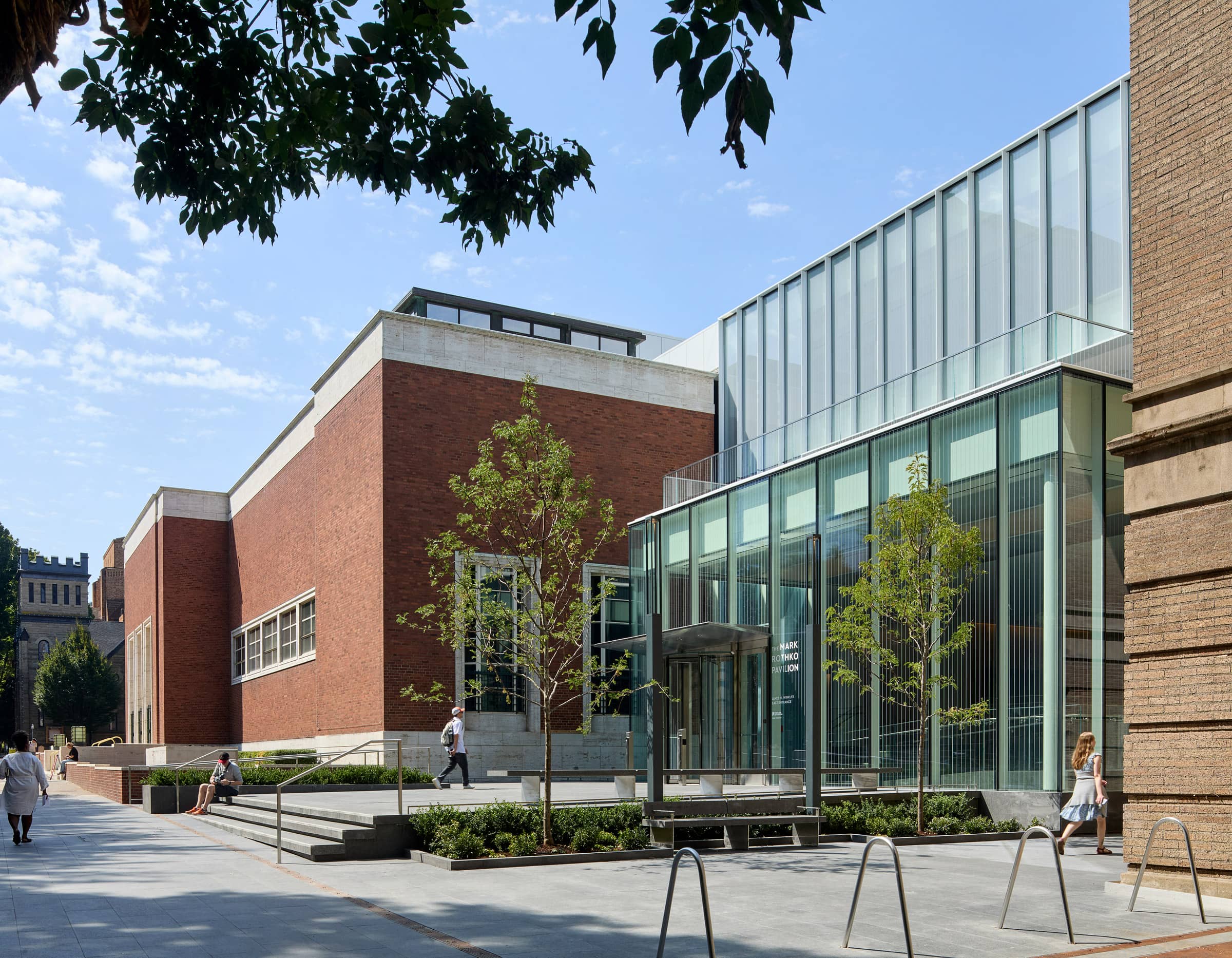 Exterior view of the Portland Art Museum.