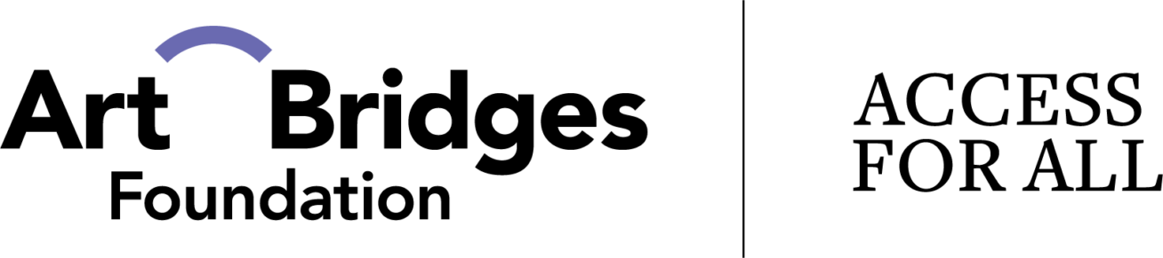 Logo with text Art Bridges Foundation, Access for All